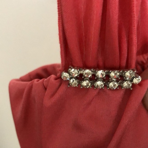 Speechless Women’s Satin Coral dress - Picture 5 of 5